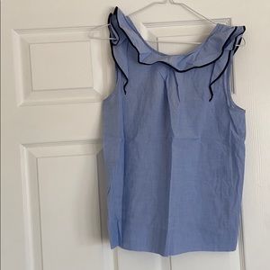 J Crew top with pretty low back